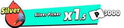 silver pickaxe